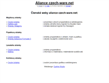 Tablet Screenshot of czech-ware.net